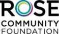 This is a logo for the Rose Community Foundation.