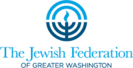 This is a logo for the Jewish Federation of Greater Washington