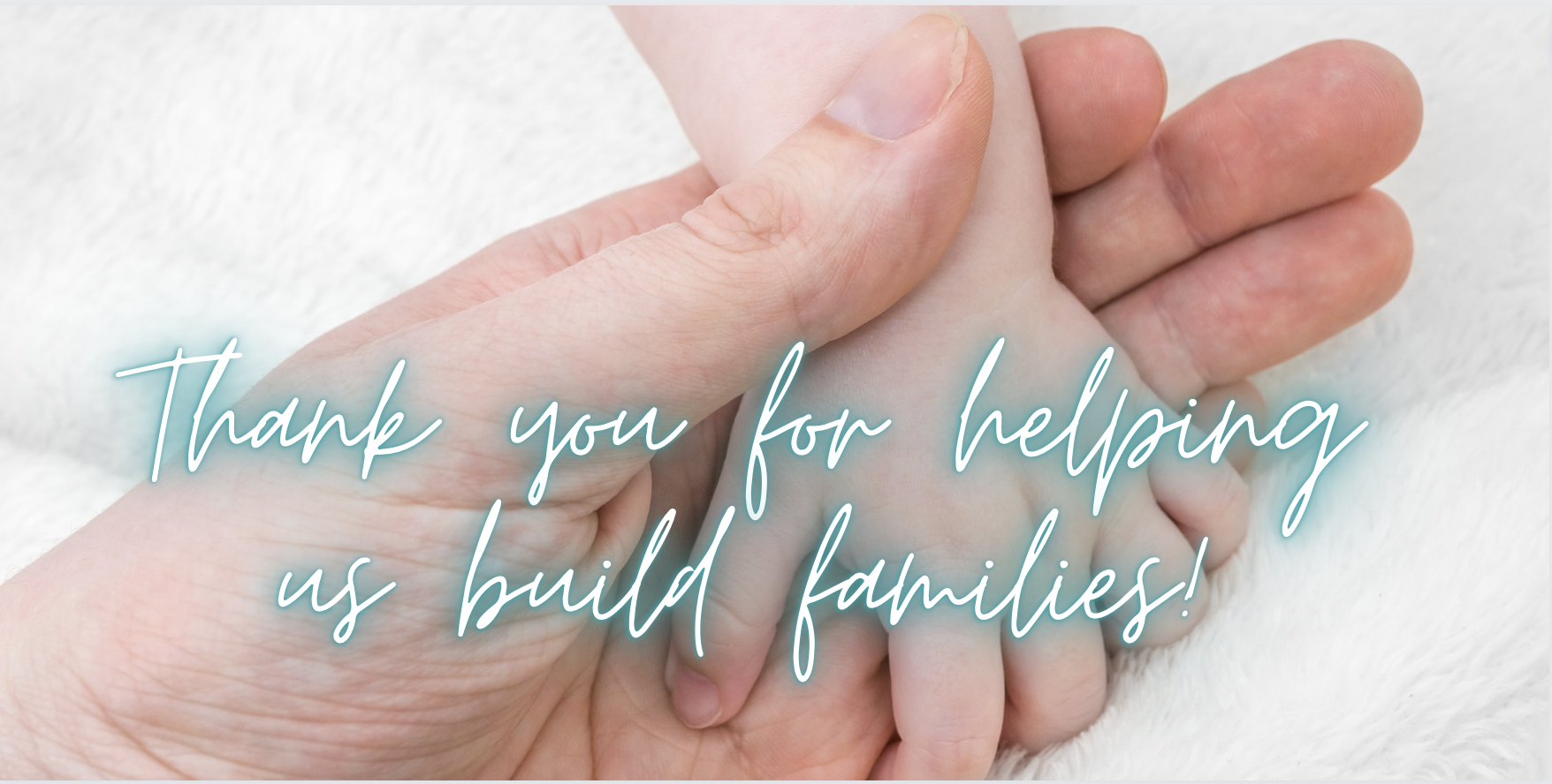 Thank you for helping us build families