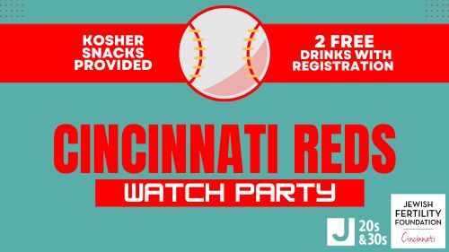 Flyer for Cincinnati Reds Watch Party